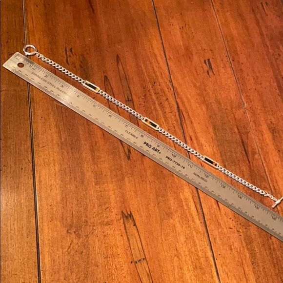 Silver and Tortoise Shell Choker - Picture 4 of 5